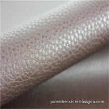 Microfiber backing PU shoe fabric leather